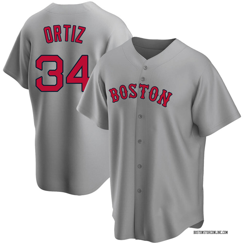  Youth David Ortiz Boston Red Sox Red Alternate Replica