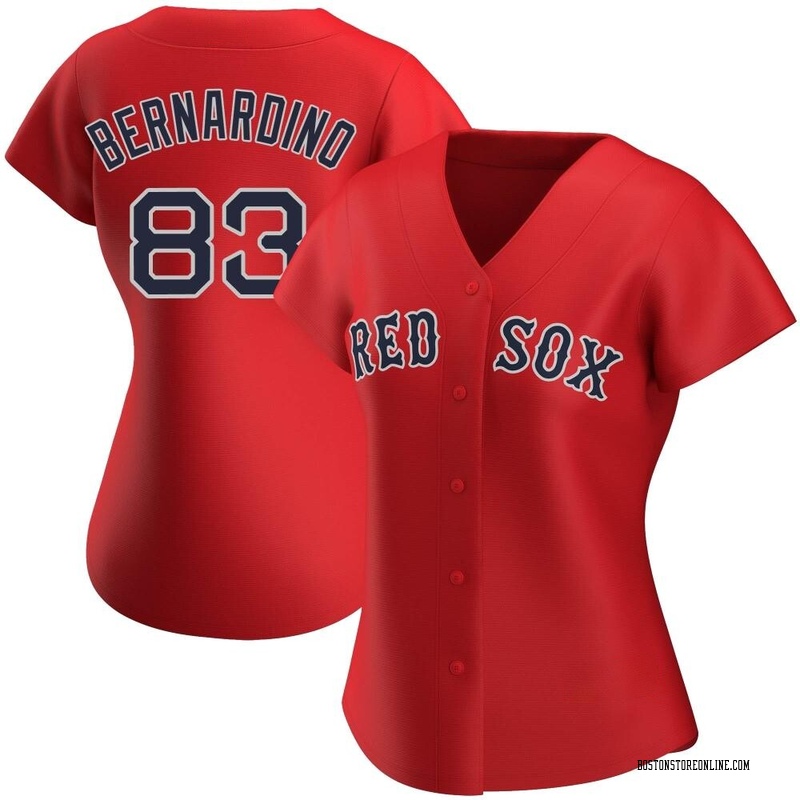 Brennan Bernardino Women's Boston Red Sox Home Jersey - White Authentic