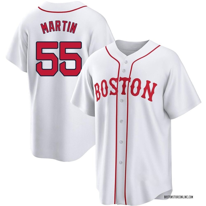 Martinez Men's Baseball Jersey # 28, Red Sox Red Alternate Replica