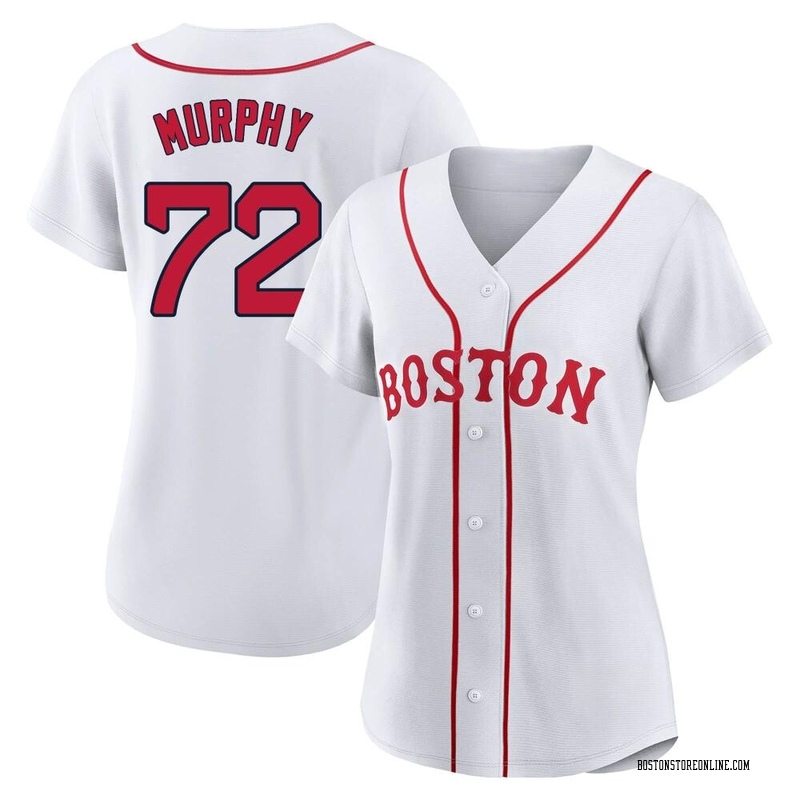 Nick Robertson Women's Nike White Boston Red Sox Home Replica Custom Jersey Size: Medium