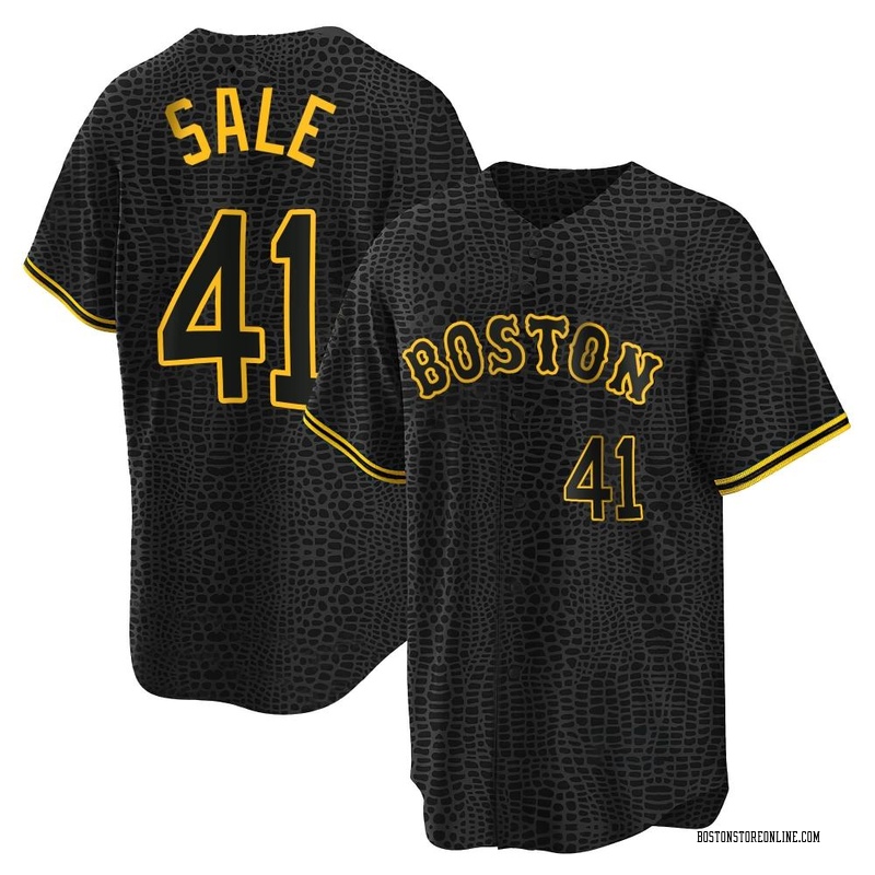 Chris Sale #41 Team Red Sox Printed Baseball Jersey Fanmade Collection