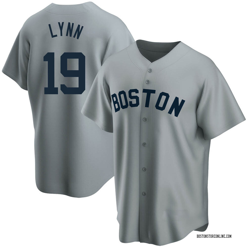 Women's Majestic Boston Red Sox #19 Fred Lynn Replica Navy Blue