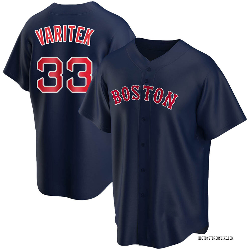 Jason Varitek Youth Boston Red Sox Alternate Jersey - Navy Replica