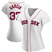 Jhostynxon Garcia Women's Boston Red Sox Home Jersey - White Replica