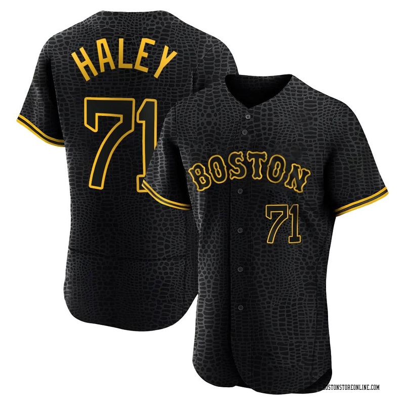 Justin Haley Boston Red Sox Women's Red Roster Name & Number T-Shirt 