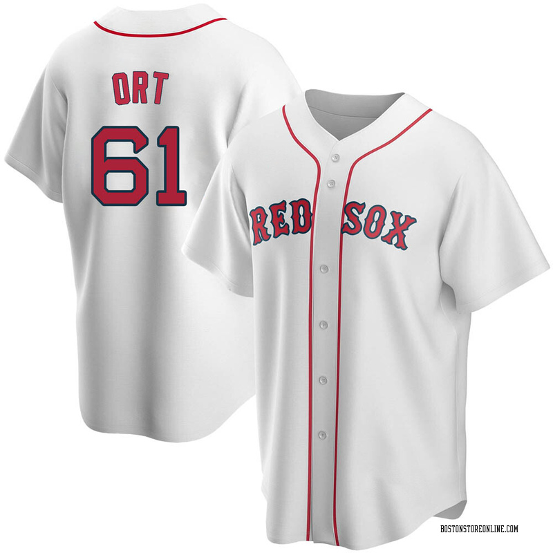 Kaleb Ort #61 September 16, 2022 Kansas City Royals at Boston Red Sox Game  Used Home Alternate Jersey, Size 46