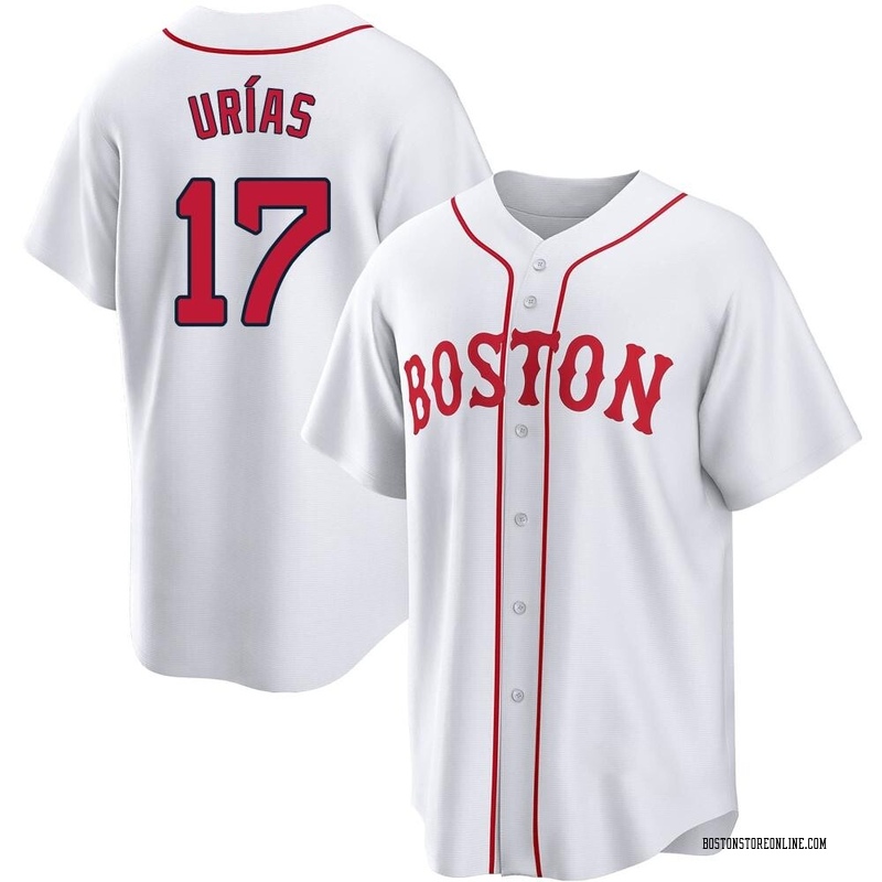 Luis Urias Men's Nike White Boston Red Sox Home Replica Custom Jersey