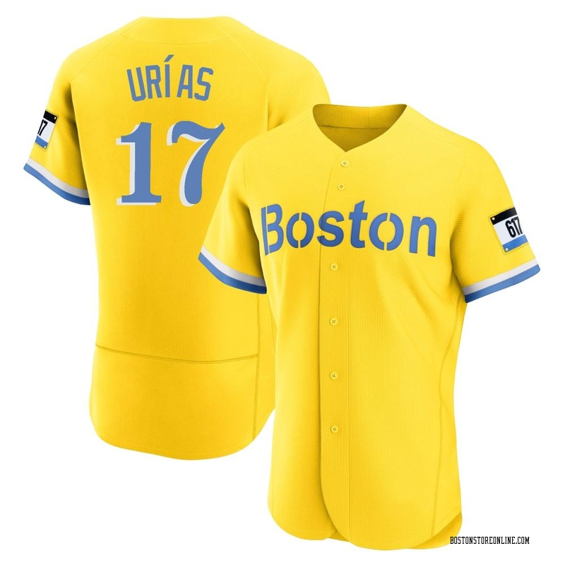 Luis Urias Boston Red Sox Youth Gold City Connect Name & Number T