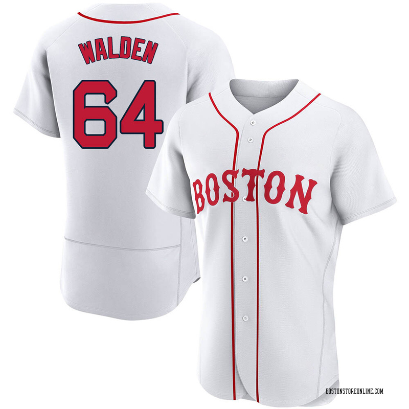 Marcus Walden Boston Red Sox Men's Navy Backer Long Sleeve T-Shirt 