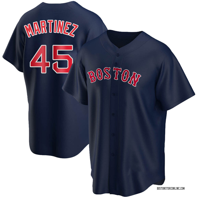 Pedro Martinez Youth Boston Red Sox Alternate Jersey - Navy Replica