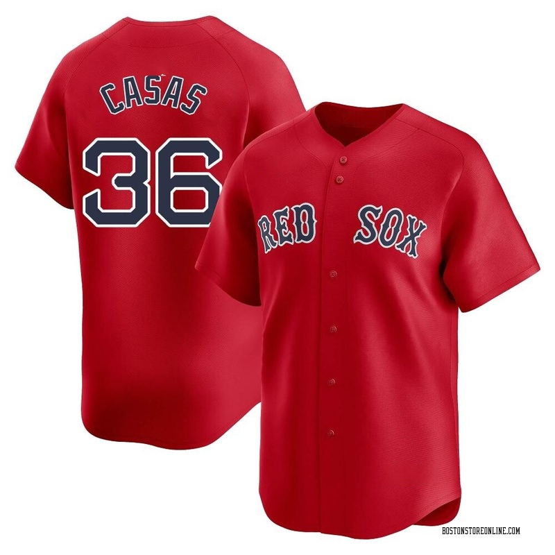 Triston Casas Men's Boston Red Sox Alternate Jersey - Red Limited