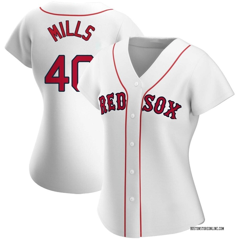 Wyatt Mills Women's Boston Red Sox Road Jersey - Gray Authentic